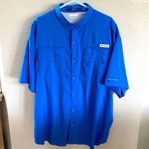 Columbia PFG- Tamiami - Mens Blue size 2XL